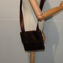 CHANEL Shoulder Bag Leather Bronze Gold CC Auth yb676-24