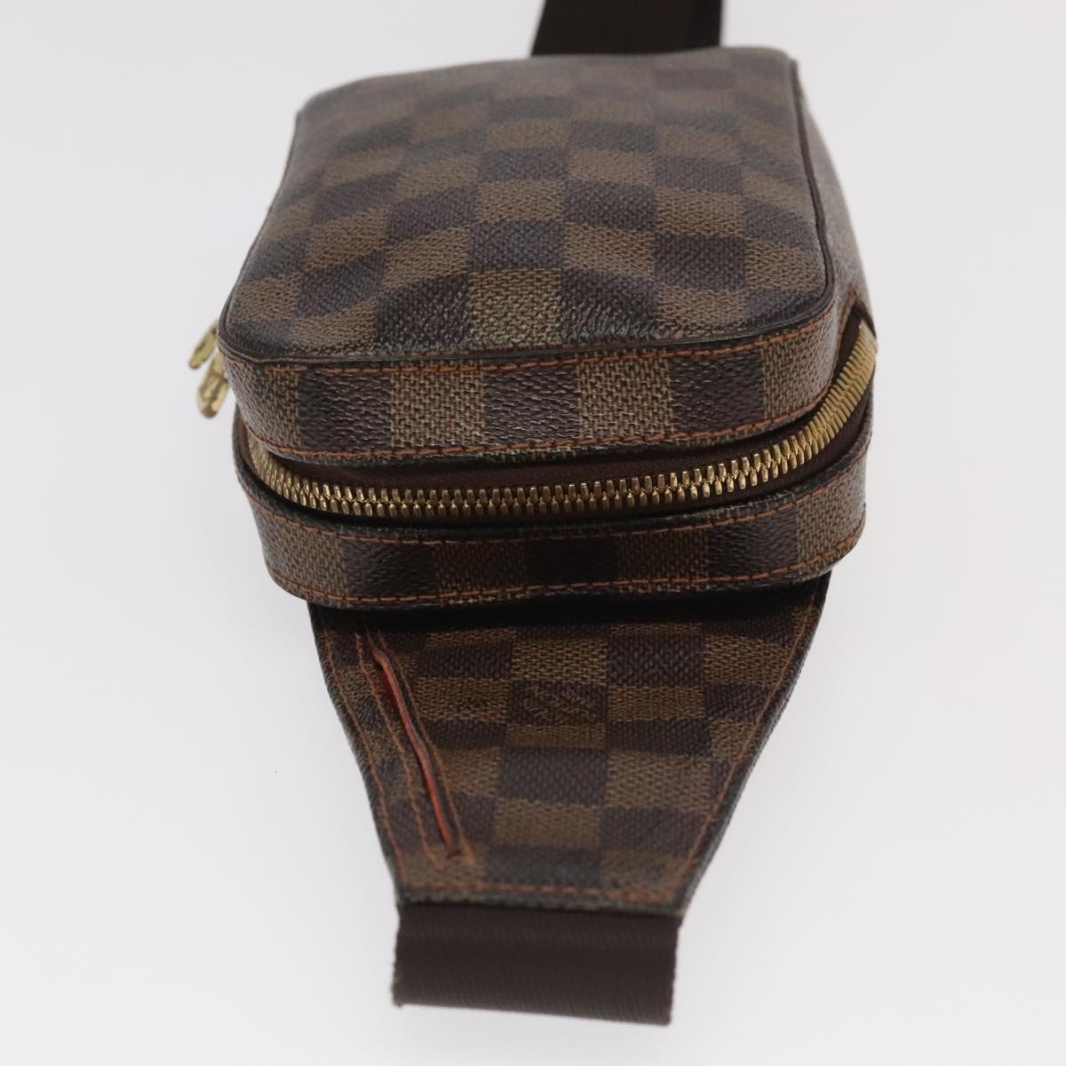 LOUIS VUITTON Damier Ebene Geronimos Shoulder Bag N51994 LV Auth yb695