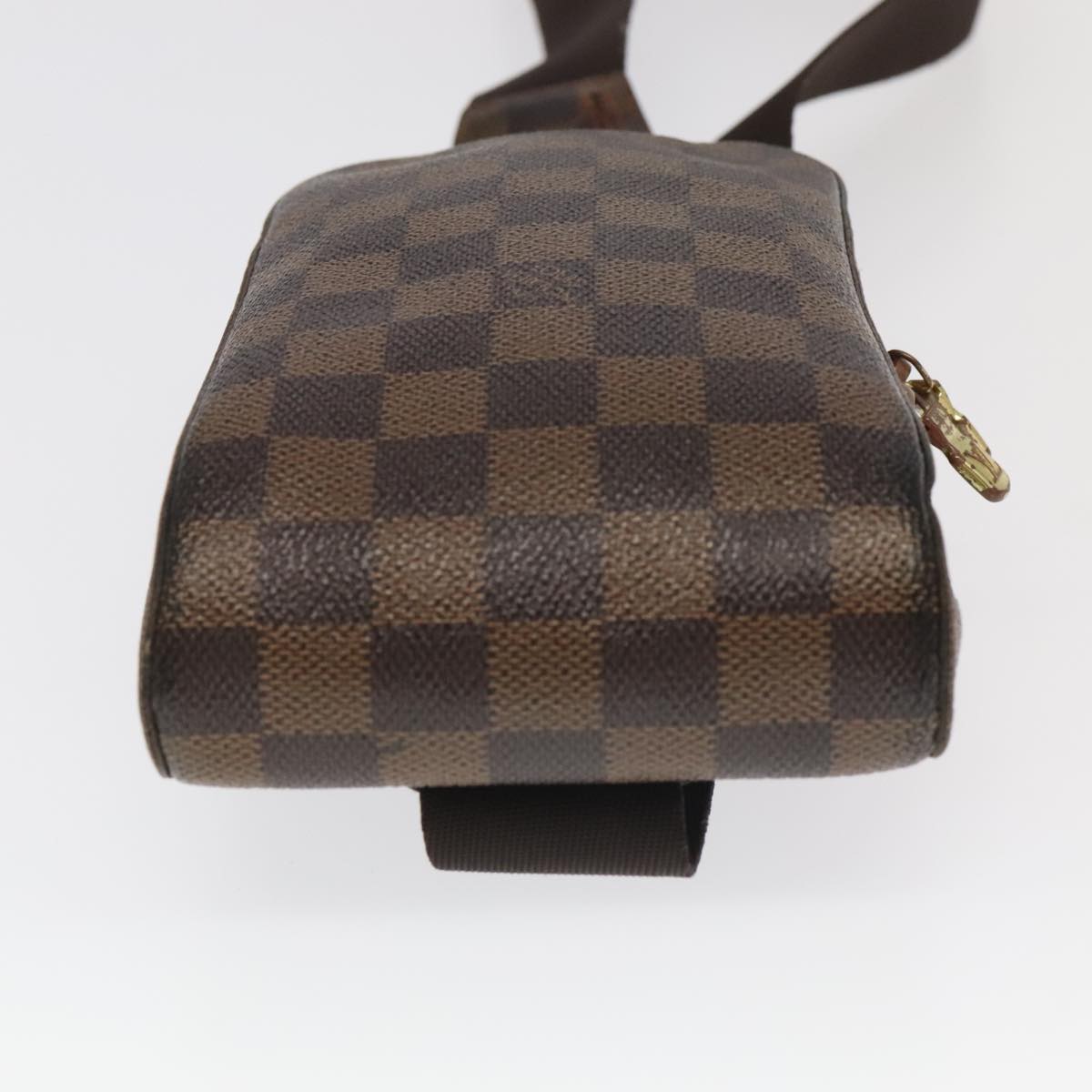 LOUIS VUITTON Damier Ebene Geronimos Shoulder Bag N51994 LV Auth yb695