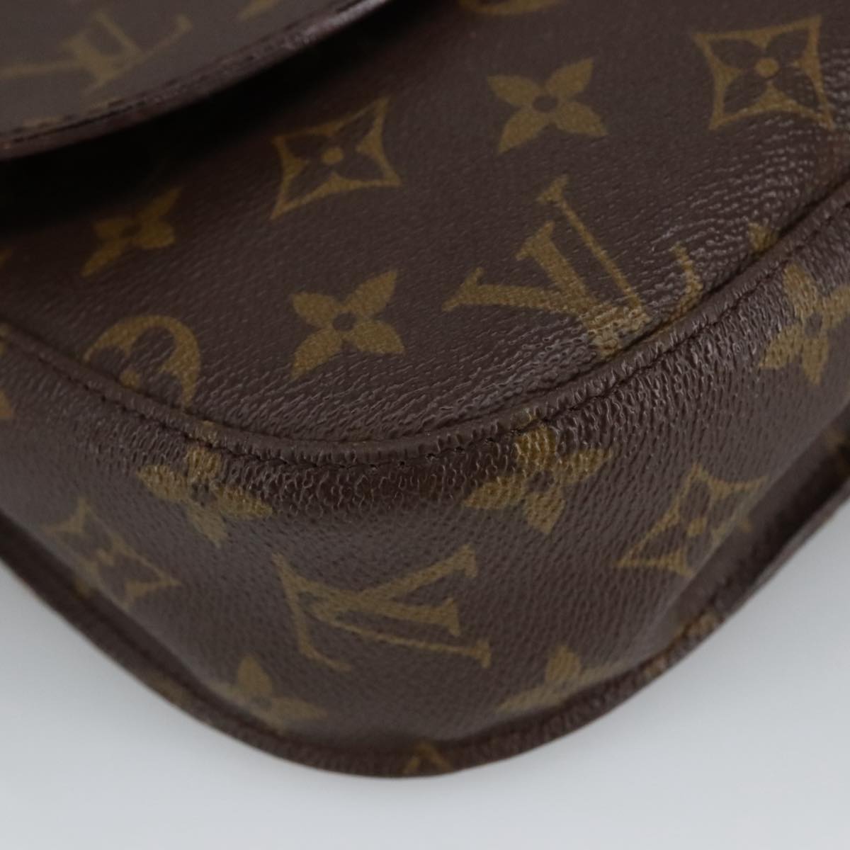 LOUIS VUITTON Monogram Saint Cloud GM Shoulder Bag M51242 LV Auth yb714