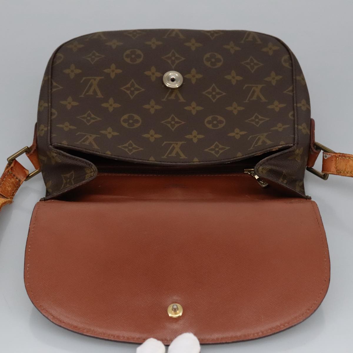 LOUIS VUITTON Monogram Saint Cloud GM Shoulder Bag M51242 LV Auth yb714