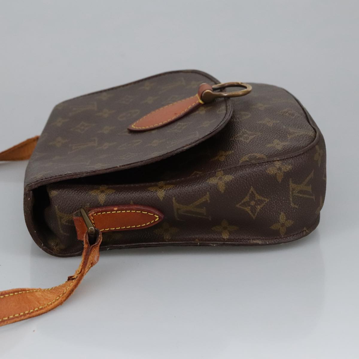 LOUIS VUITTON Monogram Saint Cloud GM Shoulder Bag M51242 LV Auth yb714