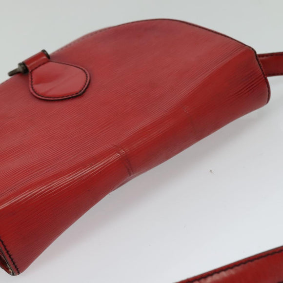 LOUIS VUITTON Epi Saint Cloud GM Shoulder Bag Red M52197 LV Auth yb724