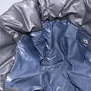 CHANEL Cococoon Hand Bag Nylon Black Silver CC Auth yb736-21