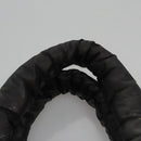 CHANEL Cococoon Hand Bag Nylon Black Silver CC Auth yb736-8