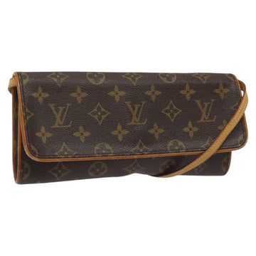 LOUIS VUITTON Monogram Pochette Twin GM Shoulder Bag M51852 LV Auth yb742