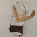 LOUIS VUITTON Monogram Pochette Twin GM Shoulder Bag M51852 LV Auth yb742-21