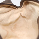 GUCCI GG Supreme Web Sherry Line Clutch Bag PVC Beige Green 56 01 012 Auth yb747-11