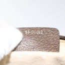 GUCCI GG Supreme Web Sherry Line Clutch Bag PVC Beige Green 56 01 012 Auth yb747-12