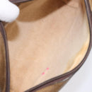 GUCCI GG Supreme Web Sherry Line Clutch Bag PVC Beige Green 01 012 53 Auth yb748-10