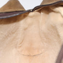 GUCCI GG Supreme Web Sherry Line Clutch Bag PVC Beige Green 01 012 53 Auth yb748-11