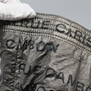 CHANEL Unlimited Shoulder Bag Coated Canvas 2way Silver CC Auth yb758-10