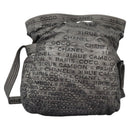 CHANEL Unlimited Shoulder Bag Coated Canvas 2way Silver CC Auth yb758-2