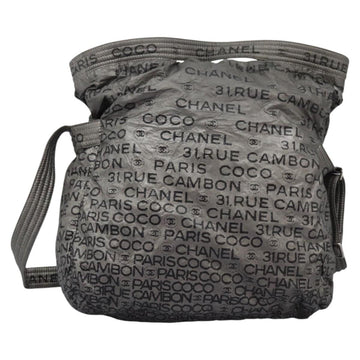 CHANEL Unlimited Shoulder Bag Coated Canvas 2way Silver CC Auth yb758 - 0