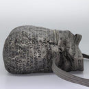 CHANEL Unlimited Shoulder Bag Coated Canvas 2way Silver CC Auth yb758-4