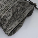 CHANEL Unlimited Shoulder Bag Coated Canvas 2way Silver CC Auth yb758-6