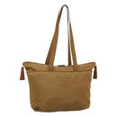 PRADA Tote Bag Nylon Brown Auth yb765-1