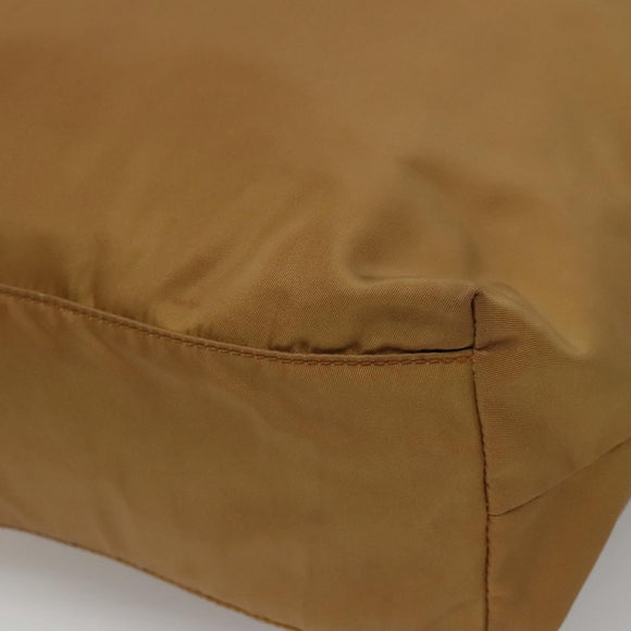 PRADA Tote Bag Nylon Brown Auth yb765