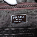 PRADA Tote Bag Nylon Brown Auth yb765-16