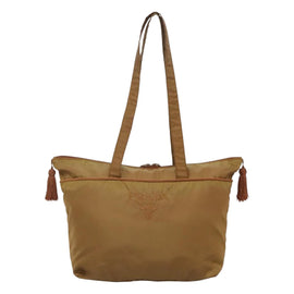 PRADA Tote Bag Nylon Brown Auth yb765 - 0