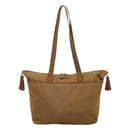 PRADA Tote Bag Nylon Brown Auth yb765-3