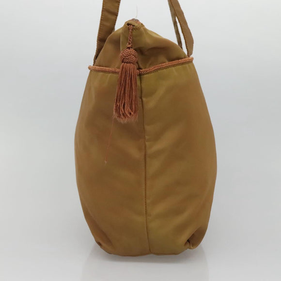 PRADA Tote Bag Nylon Brown Auth yb765