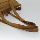 PRADA Tote Bag Nylon Brown Auth yb765-7