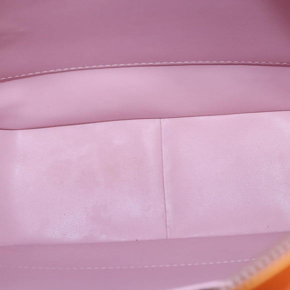 LOUIS VUITTON Monogram Vernis Columbus Bag Marshmallow Pink M91032 Auth yb774