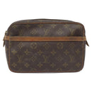 LOUIS VUITTON Monogram Compiegne 23 Clutch Bag M51847 LV Auth yb775-13