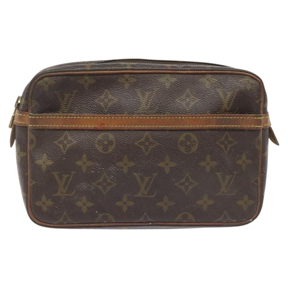 LOUIS VUITTON Monogram Compiegne 23 Clutch Bag M51847 LV Auth yb775