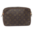 LOUIS VUITTON Monogram Compiegne 23 Clutch Bag M51847 LV Auth yb775-2
