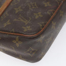 LOUIS VUITTON Monogram Compiegne 23 Clutch Bag M51847 LV Auth yb775-14