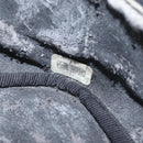 CHANEL Bicolore Vanity Hand Bag Caviar Skin Black CC Auth yb789-12