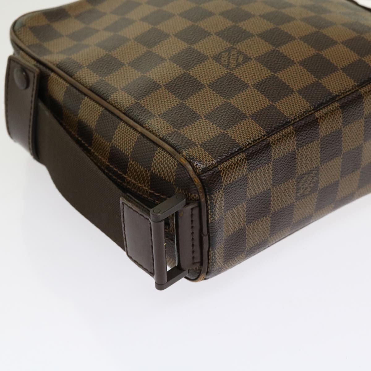 LOUIS VUITTON Damier Ebene Olaf PM Shoulder Bag N41442 LV Auth yk10000