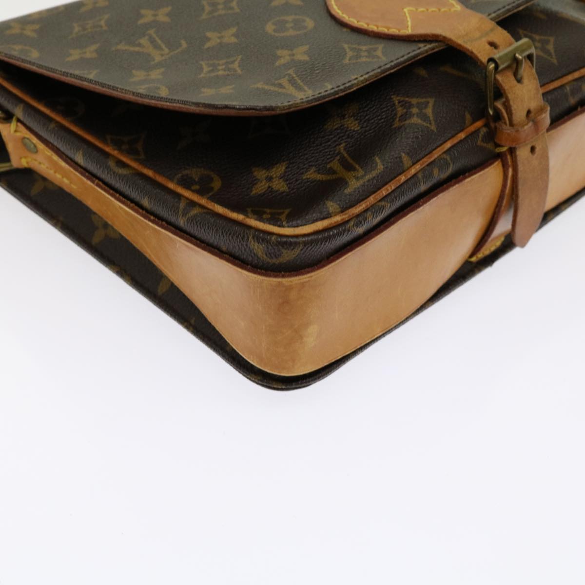 LOUIS VUITTON Monogram Cartouchiere GM Shoulder Bag M51252 LV Auth yk10002