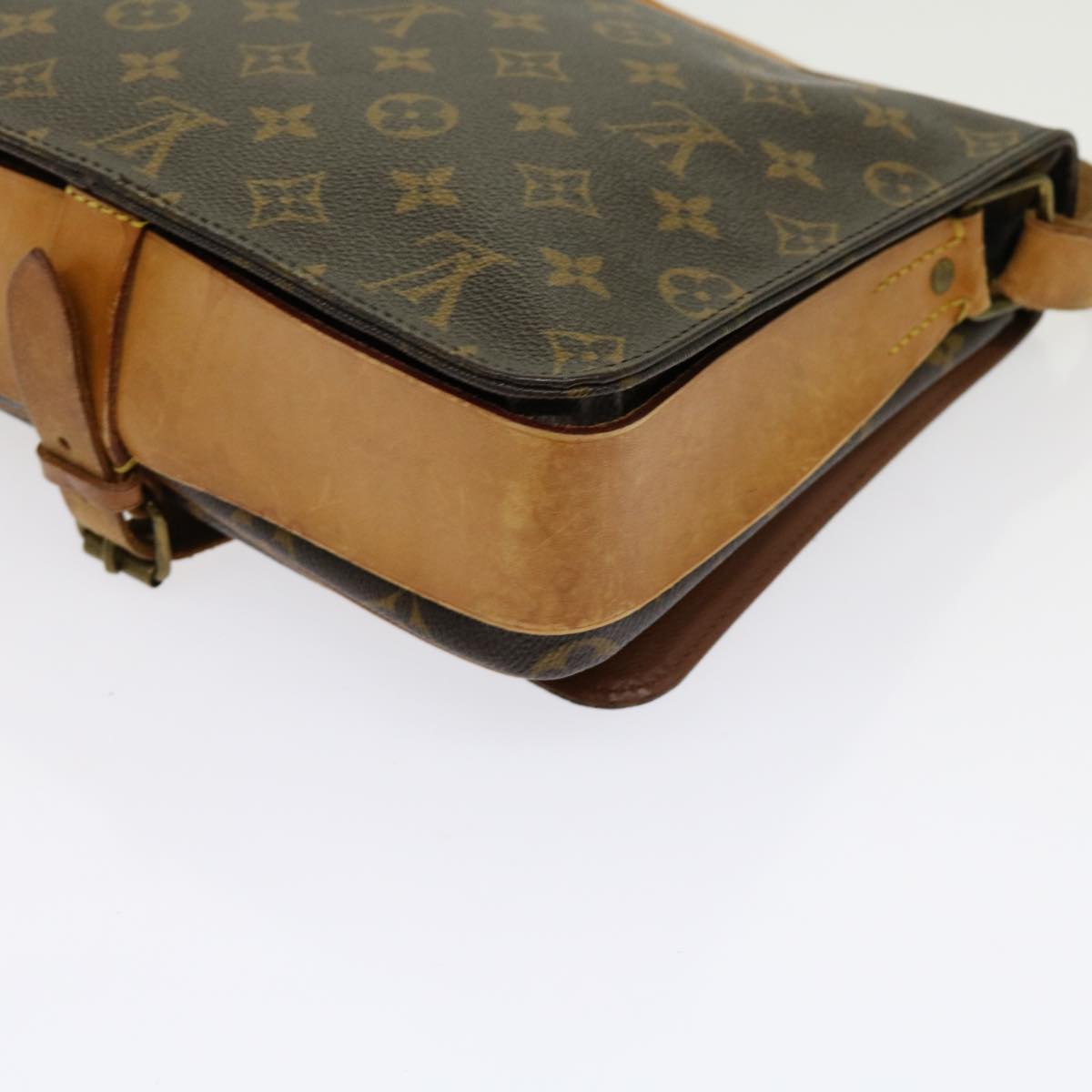 LOUIS VUITTON Monogram Cartouchiere GM Shoulder Bag M51252 LV Auth yk10002