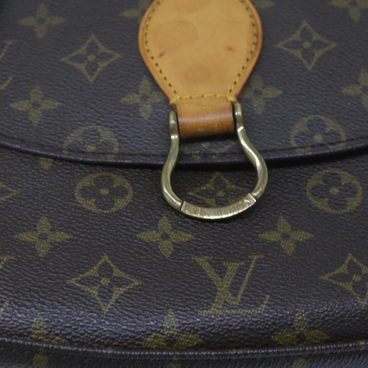 LOUIS VUITTON Monogram Saint Cloud GM Shoulder Bag M51242 LV Auth yk10005