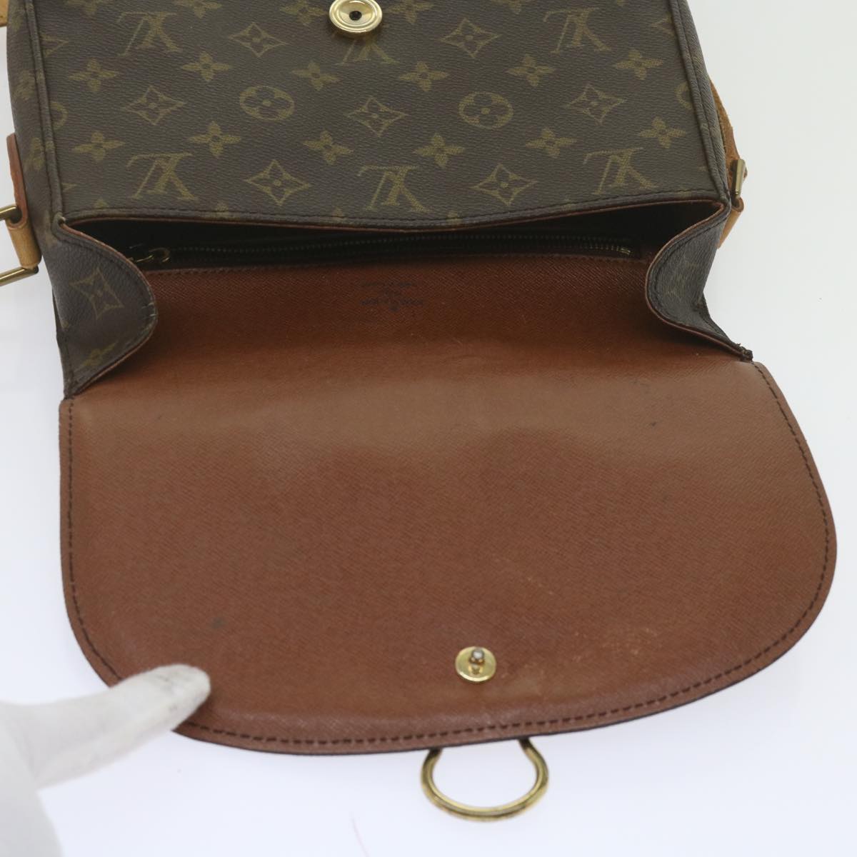 LOUIS VUITTON Monogram Saint Cloud GM Shoulder Bag M51242 LV Auth yk10005