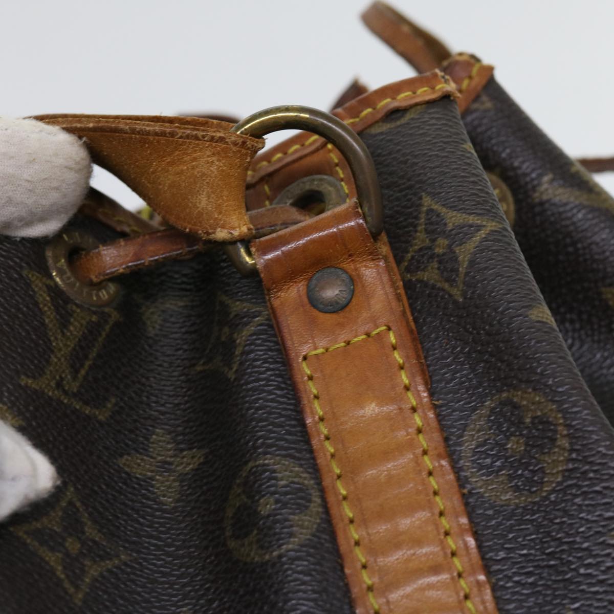 LOUIS VUITTON Monogram Petit Noe Shoulder Bag M42226 LV Auth yk10017