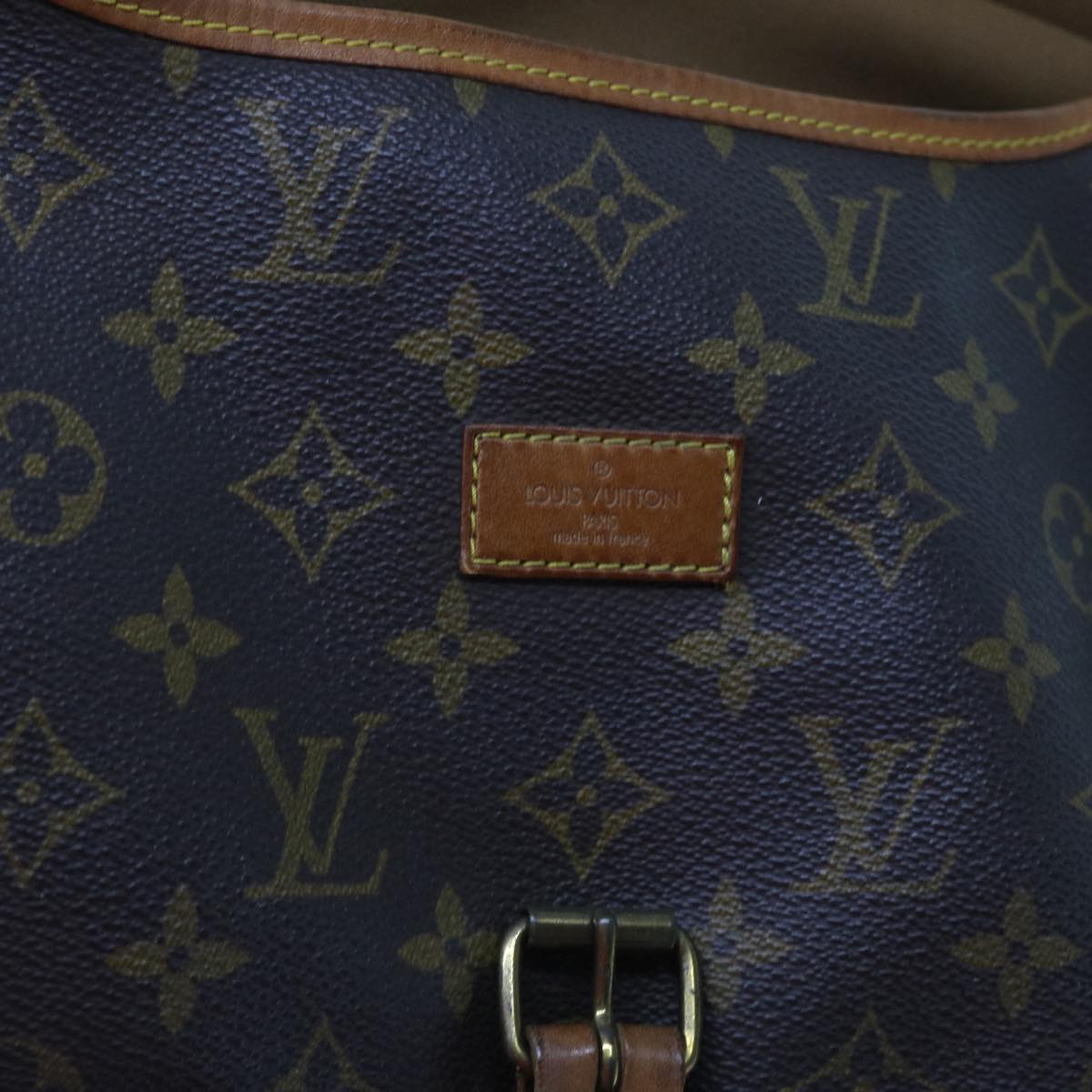 LOUIS VUITTON Monogram Saumur 30 Shoulder Bag M42256 LV Auth yk10048