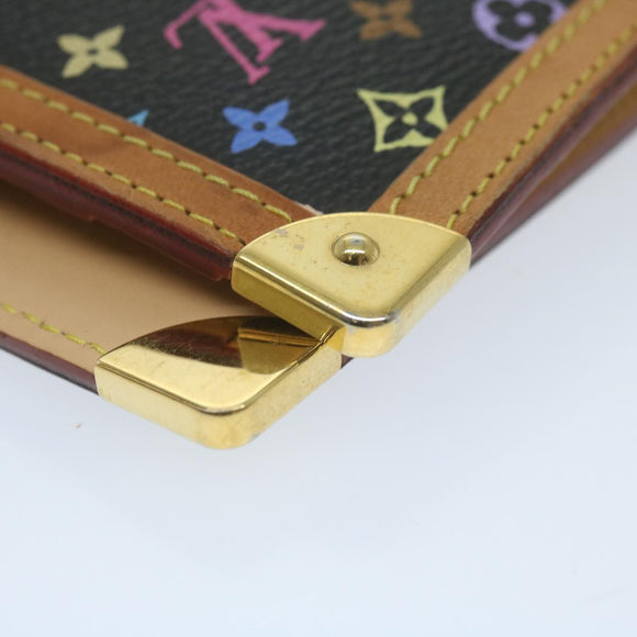LOUIS VUITTON Multicolor Agenda GM Day Planner Cover Black R20893 Auth yk10093V