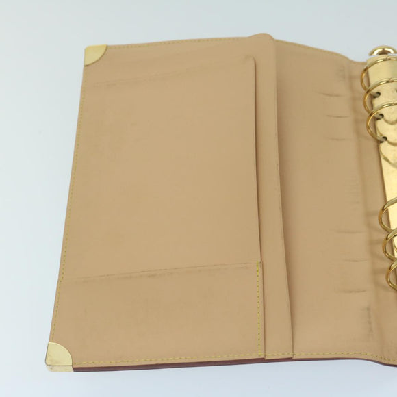 LOUIS VUITTON Multicolor Agenda GM Day Planner Cover Black R20893 Auth yk10093V