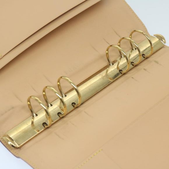 LOUIS VUITTON Multicolor Agenda GM Day Planner Cover Black R20893 Auth yk10093A