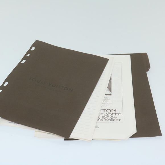 LOUIS VUITTON Multicolor Agenda GM Day Planner Cover Black R20893 Auth yk10093V