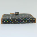 LOUIS VUITTON Multicolor Agenda GM Day Planner Cover Black R20893 Auth yk10093A-6