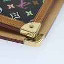 LOUIS VUITTON Multicolor Agenda GM Day Planner Cover Black R20893 Auth yk10093V-15