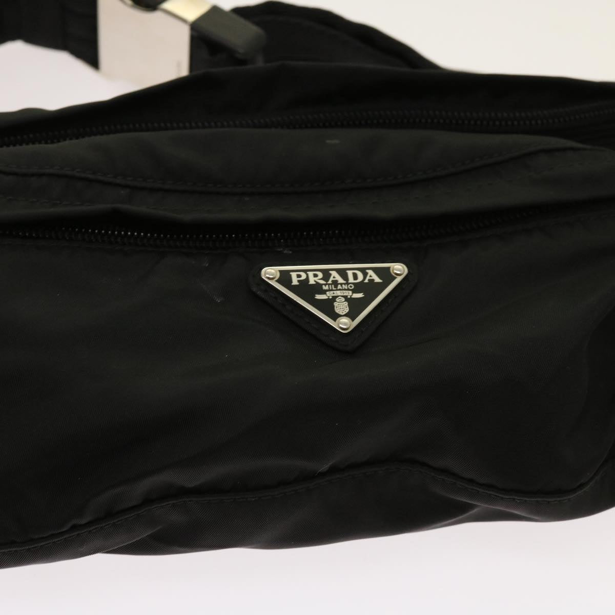 PRADA Body Bag Nylon Black Auth yk10102