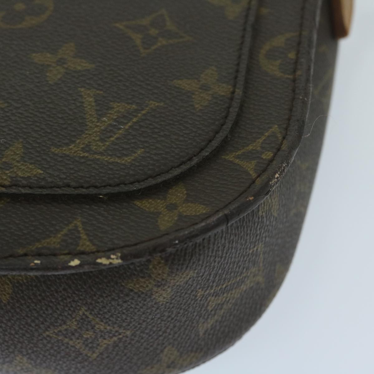 LOUIS VUITTON Monogram Saint Cloud GM Shoulder Bag M51242 LV Auth yk10103