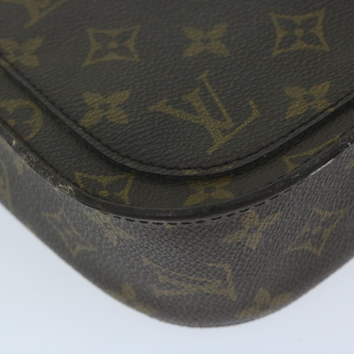 LOUIS VUITTON Monogram Saint Cloud GM Shoulder Bag M51242 LV Auth yk10138