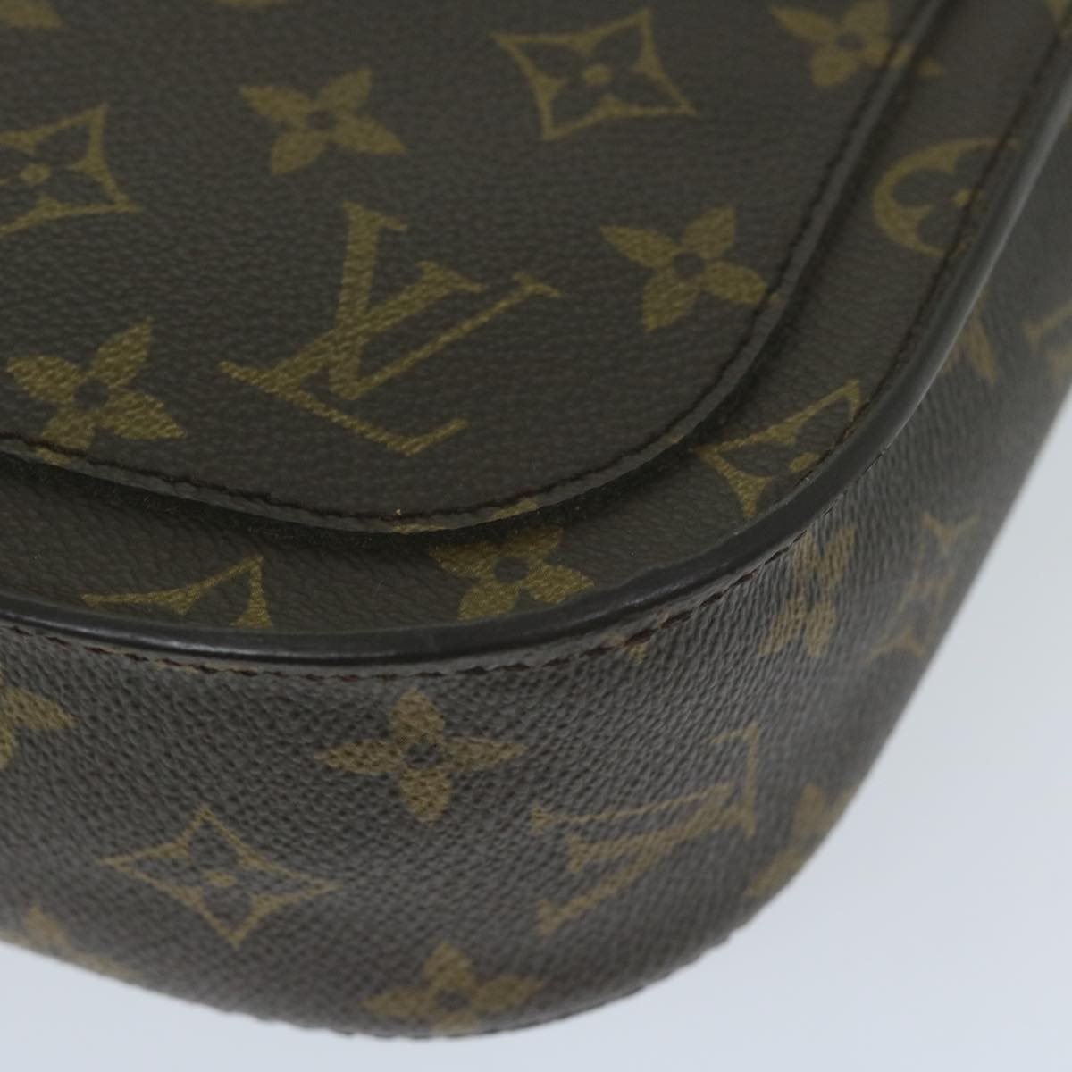 LOUIS VUITTON Monogram Saint Cloud GM Shoulder Bag M51242 LV Auth yk10155